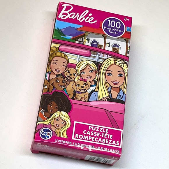 TCG Toys Sure Lox Barbie 100 Pieces Jigsaw Puzzle New In Box Age 3+ - Picture 3 of 14